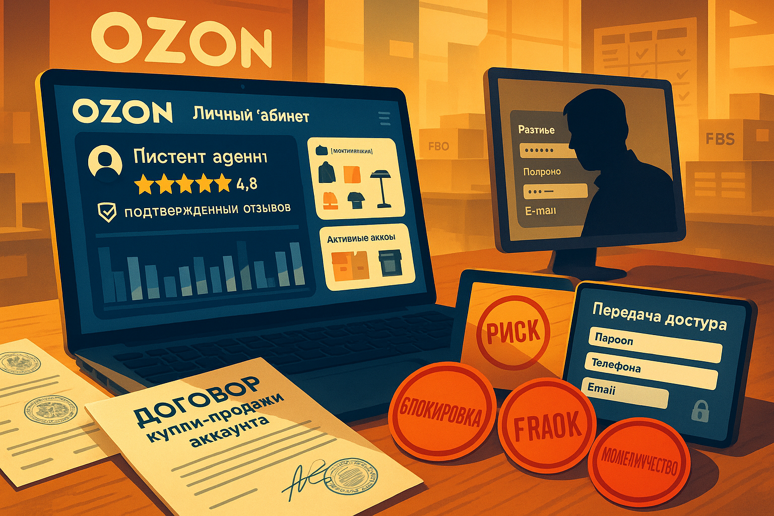Преимущества и риски покупки аккаунта Ozon для бизнеса: как выбрать и безопасно оформить сделку