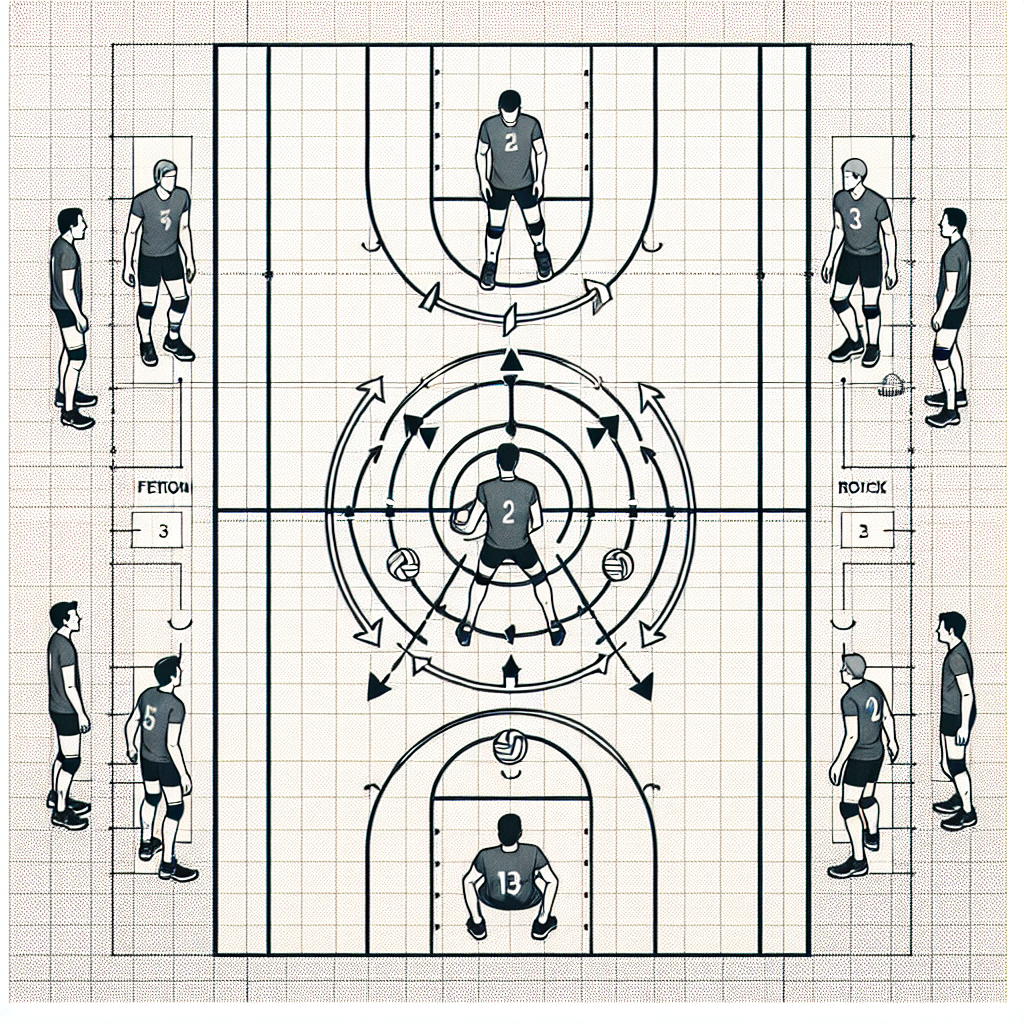 Расстановка в волейболе 5-1: Стратегия и тактика