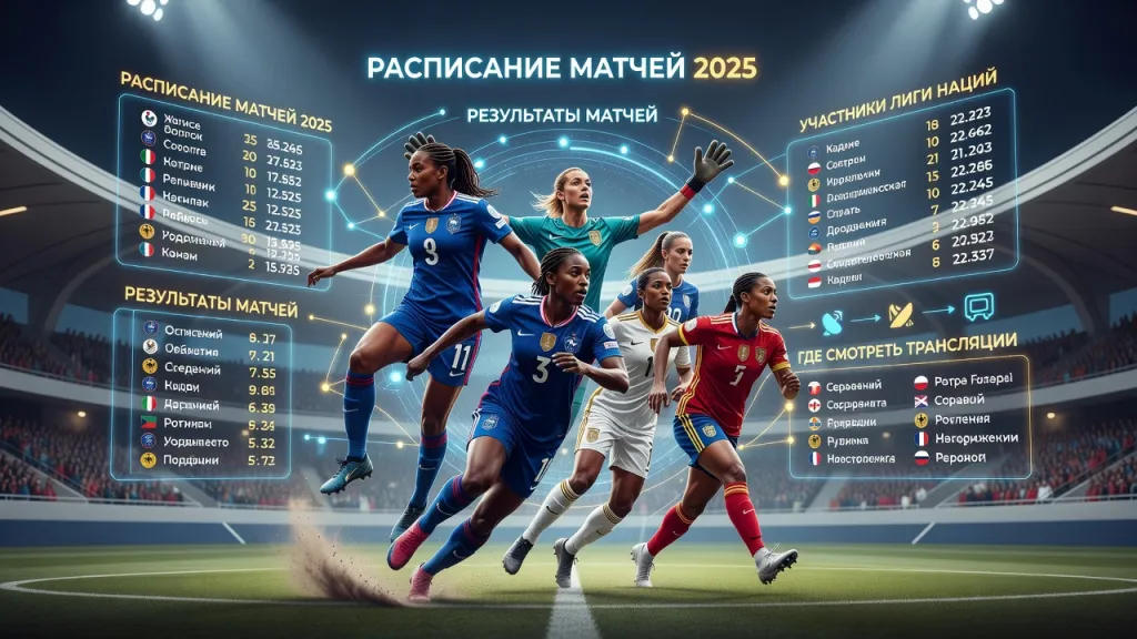 Женская Лига наций УЕФА 2025: расписание матчей, результаты, участники и где смотреть трансляции
